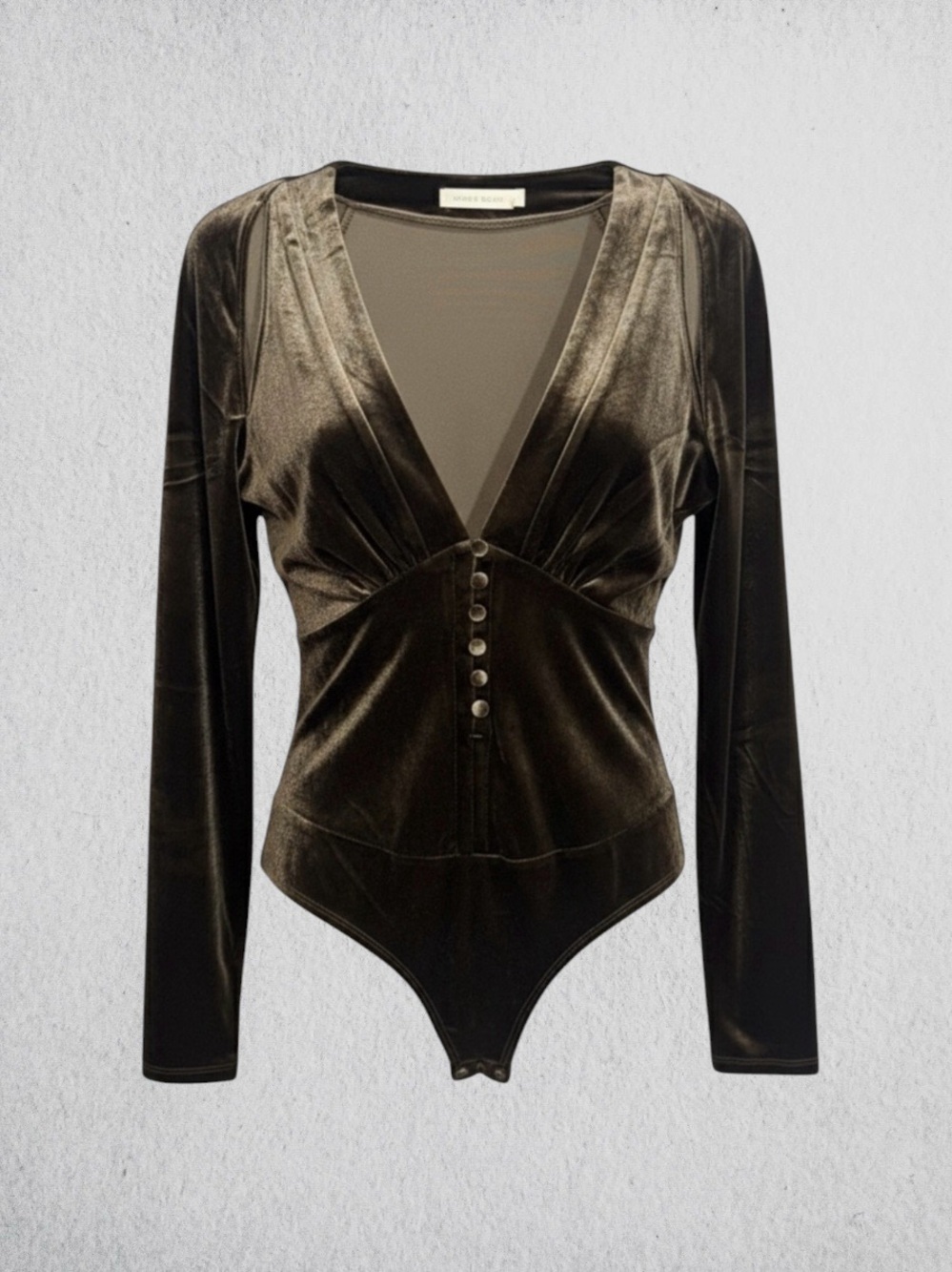 2/30$ Maker of Dreams Luxe Velvet Bodysuit